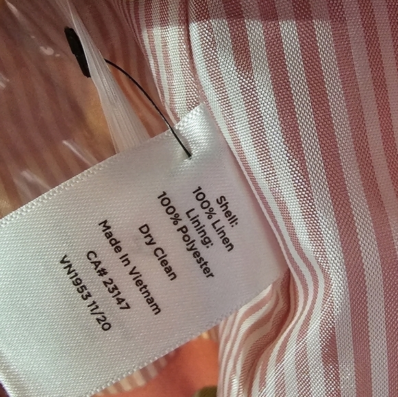 Talbots Classic Linen Blazer Nwot - Picture 5 of 7